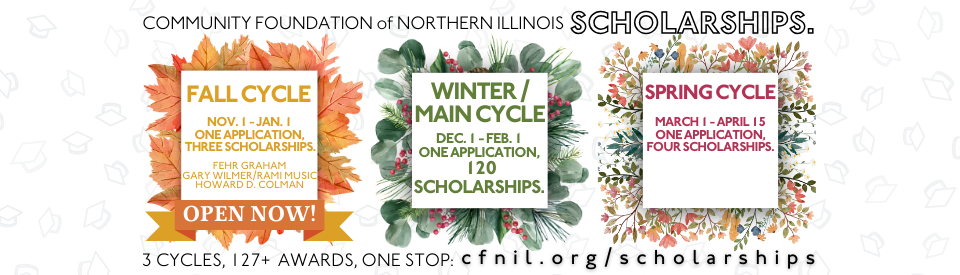 CFNIL scholarships. 3 cycles, 127+ awards, one stop. Fall cycle november 1 - january 1. one application, three scholarships