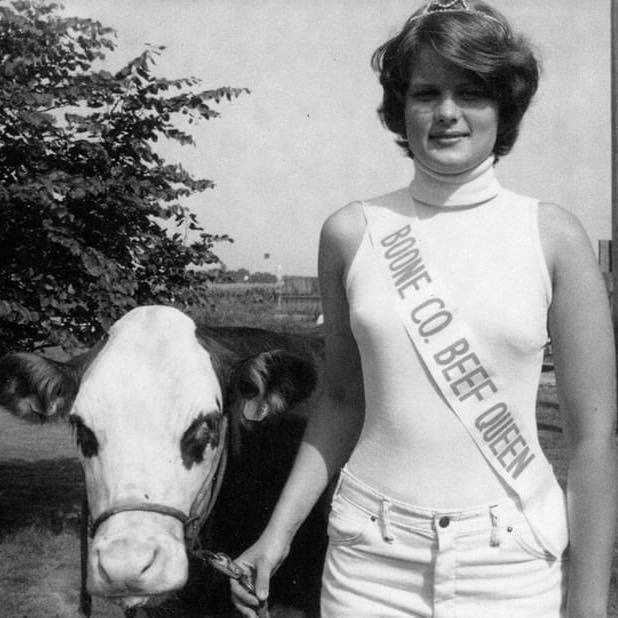Photo of Deb as the Boone County Beef Queen