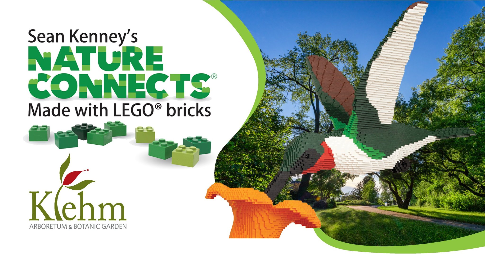 Nature Connects LEGO exhibit