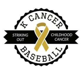 K Cancer Baseball Logo