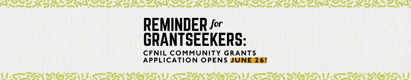 Reminder Community Grants opens June 26