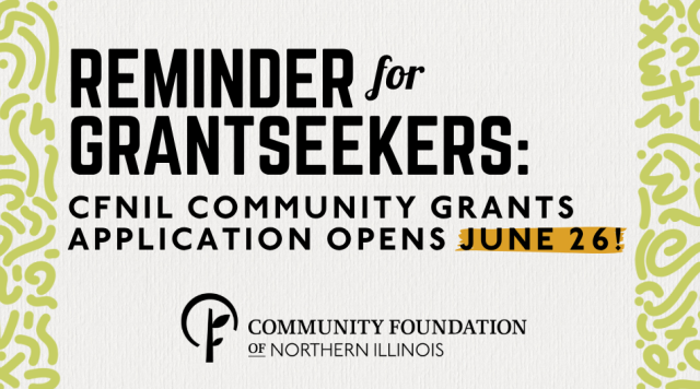 Reminder Community Grants open June 26