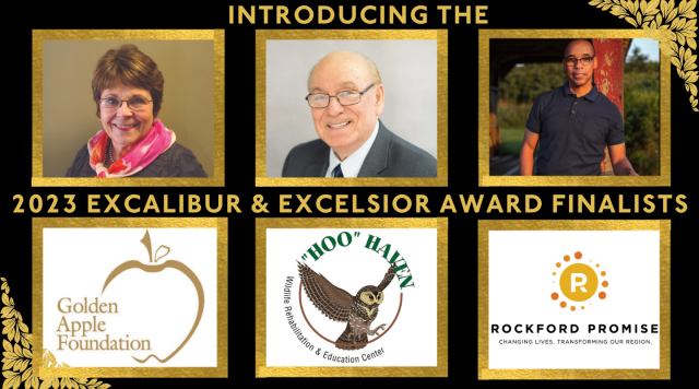 Pictures of the six 2023 Excalibur an Excelsior Award Finalists