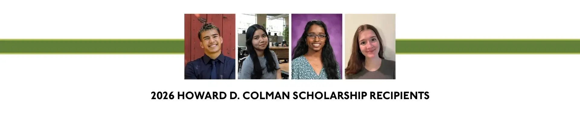 2026 HDC Scholarship Recipient Headshots