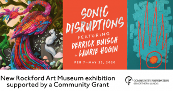 Sonic Disruptions art exhibition supported by a CFNIL Community Grant