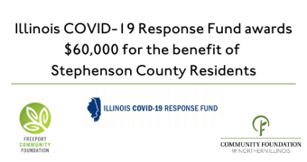 Community Foundation of Northern Illinois and Freeport Community Foundation partner to distribute $60,000 awarded by the Illinois COVID-19 Response Fund for the benefit of Stephenson County Residents