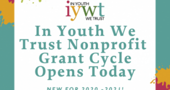 In Youth We Trust Nonprofit Grant Cycle Opens Today. In Youth We Trust and Community Foundation of Northern Illinois logos