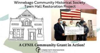 CFNIL Community Grant in Action: WCHS Town Hall restoration project